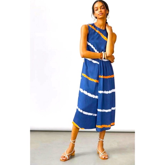 Anthropologie Dresses & Skirts - Anthro Atsu Sleeveless Blue Maxi Dress
